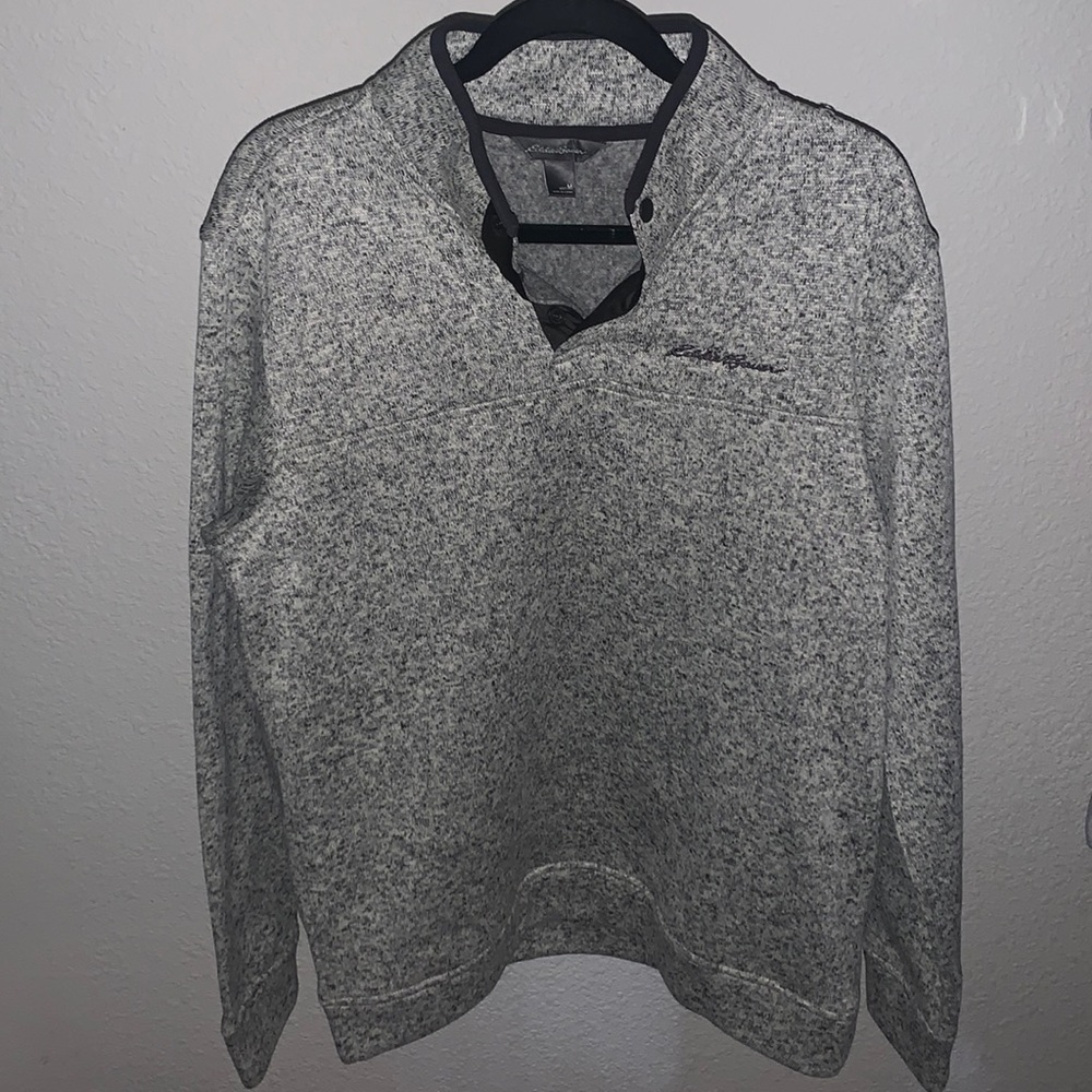 Eddie Bauer Radiator Fleece Snap Mock Pullover